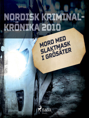 cover image of Mord med slaktmask i Grösäter